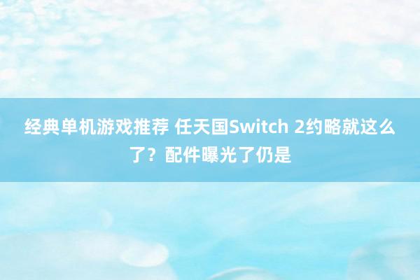 经典单机游戏推荐 任天国Switch 2约略就这么了？配件曝光了仍是